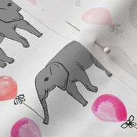 elephant balloon baby print cute elephant design nursery elephant fabric