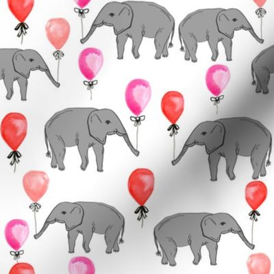 elephant balloon baby print cute elephant design nursery elephant fabric