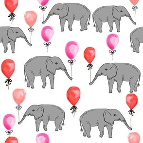 elephant balloon baby print cute elephant design nursery elephant fabric