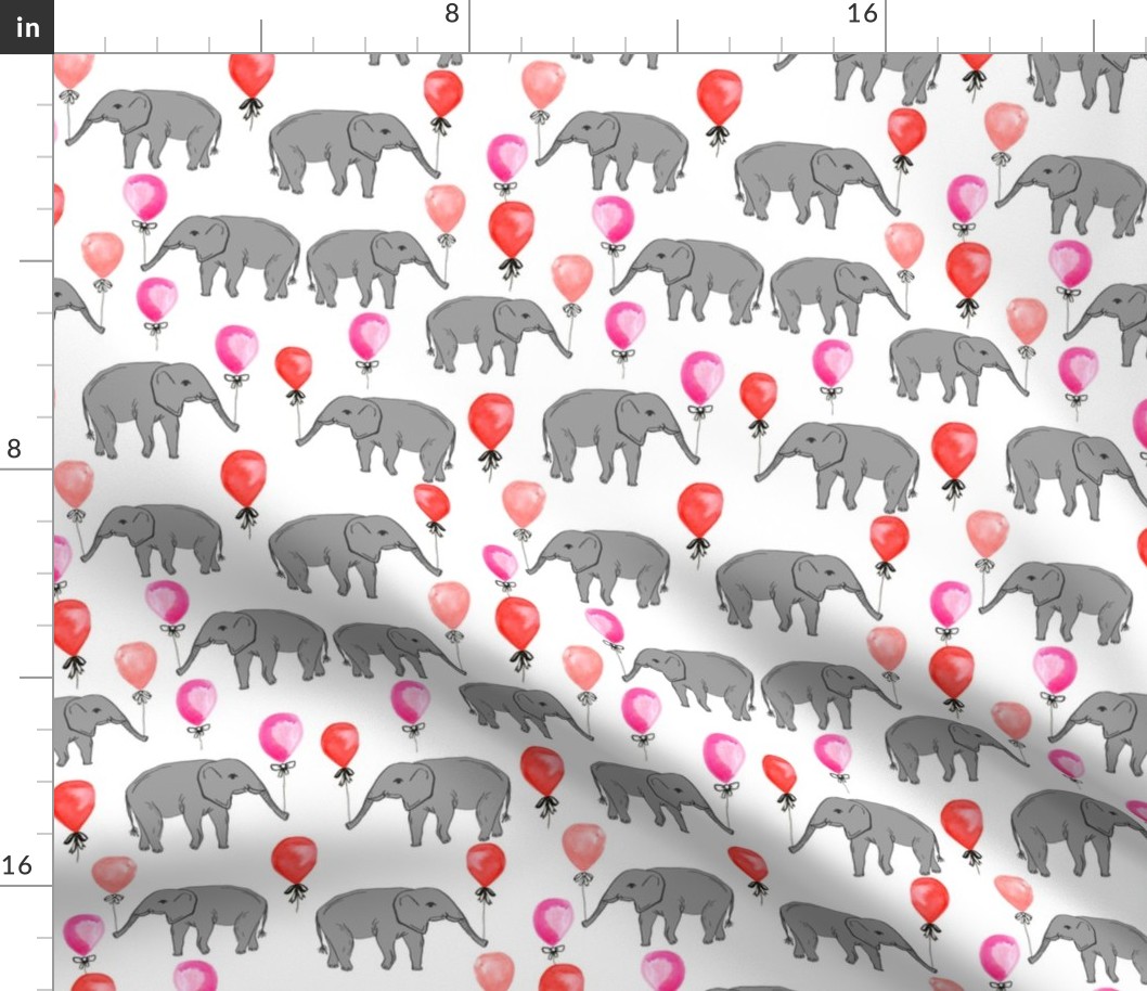 elephant balloon baby print cute elephant design nursery elephant fabric