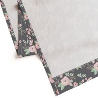 Charlotte Floral Charcoal