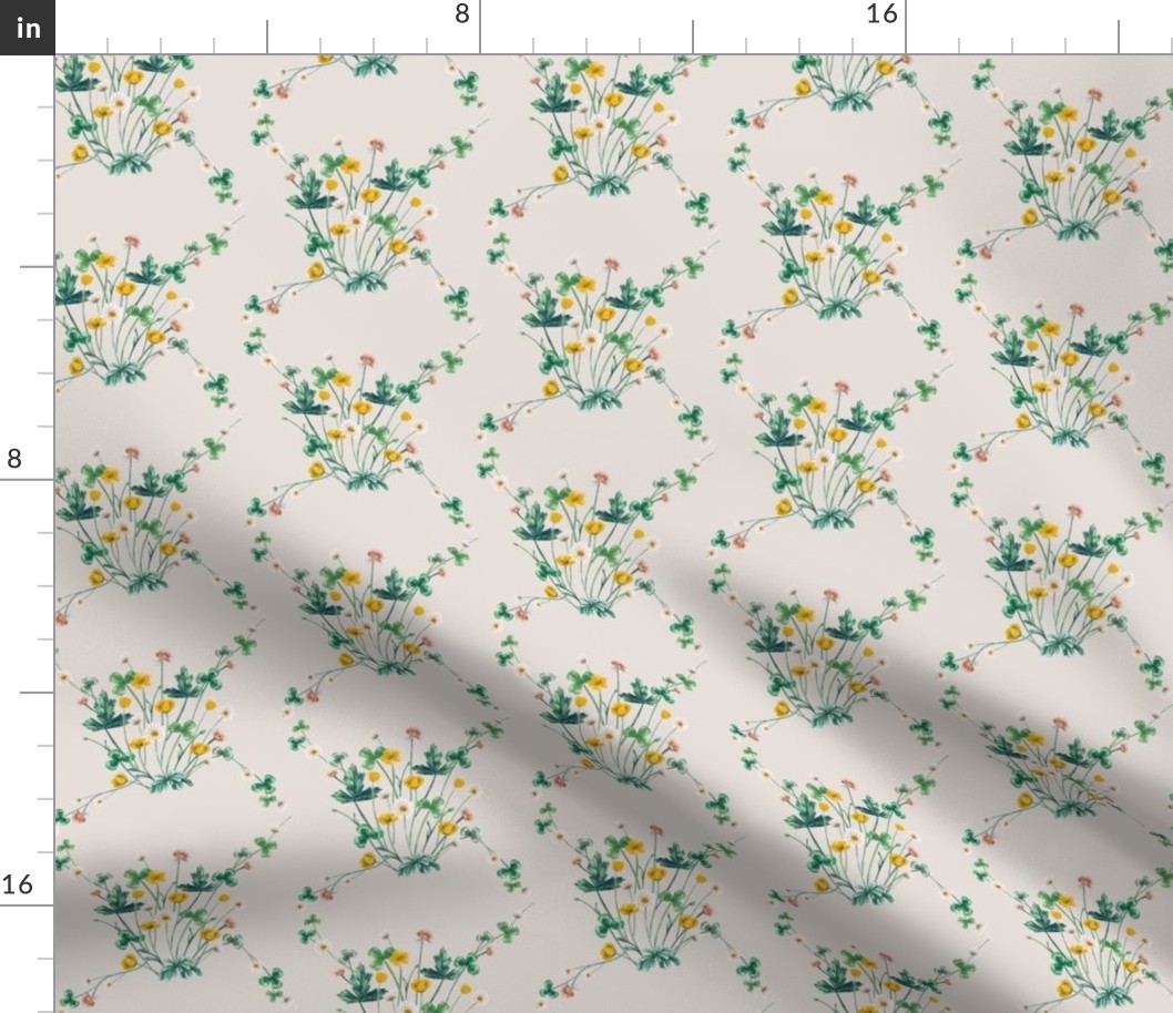 Wild Meadow Diamond, Vintage Cotton