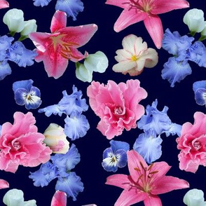 Pink_Blue_Flowers_Navy