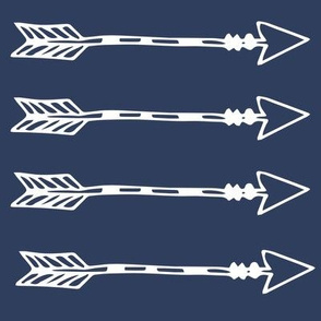 Tribal arrows navy