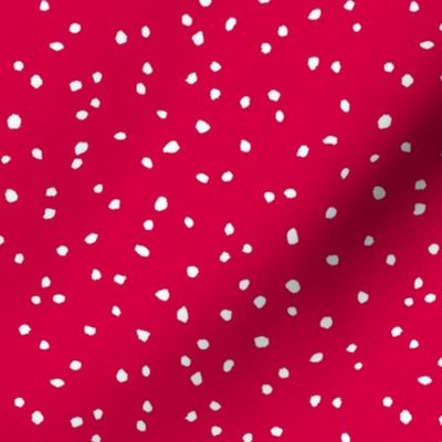 CONFETTI DOTS Red and White