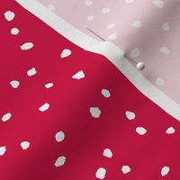 CONFETTI DOTS Red and White