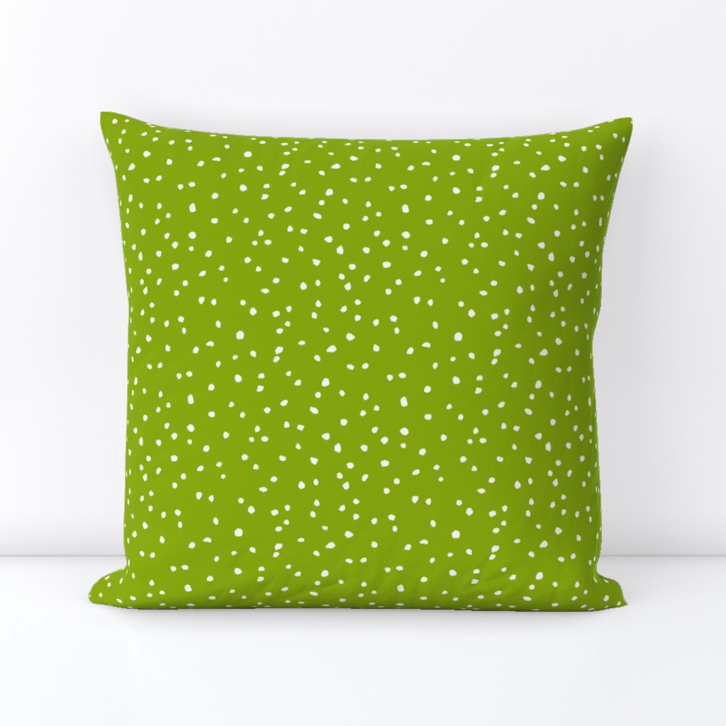 CONFETTI DOTS Leaf Green