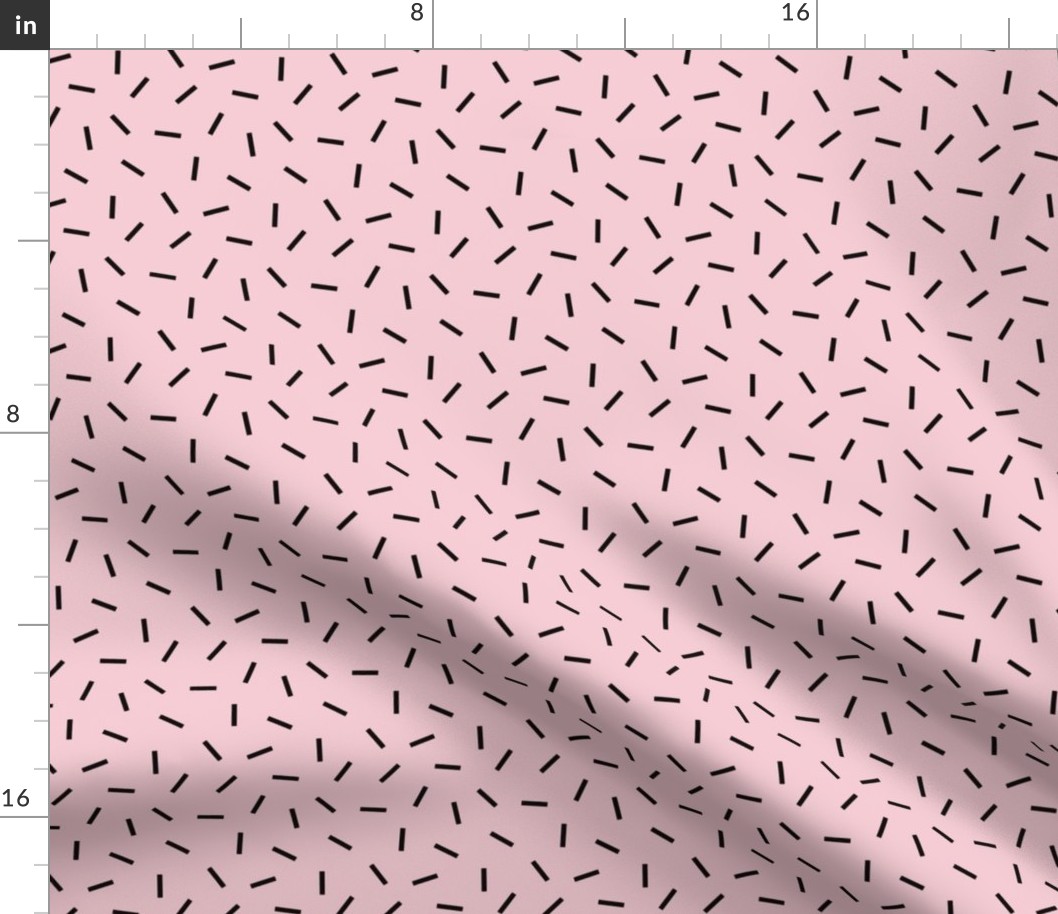 Postmodern Funfetti in Pink + Black