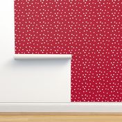 COTTON BALL DOTS Scarlet Red