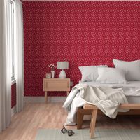 COTTON BALL DOTS Scarlet Red