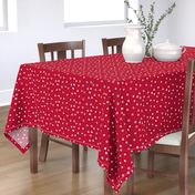 COTTON BALL DOTS Scarlet Red