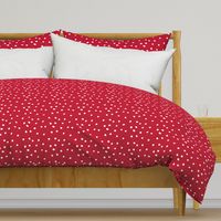 COTTON BALL DOTS Scarlet Red