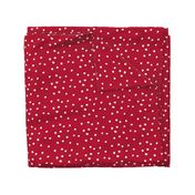 COTTON BALL DOTS Scarlet Red