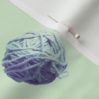 little yarn balls - spring quilt colors