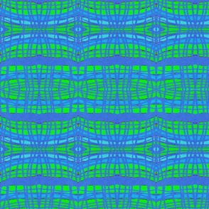 Weaving Blue and Green