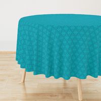 Marrakesh Bohemian Ogee Aqua hearts turquoise summer