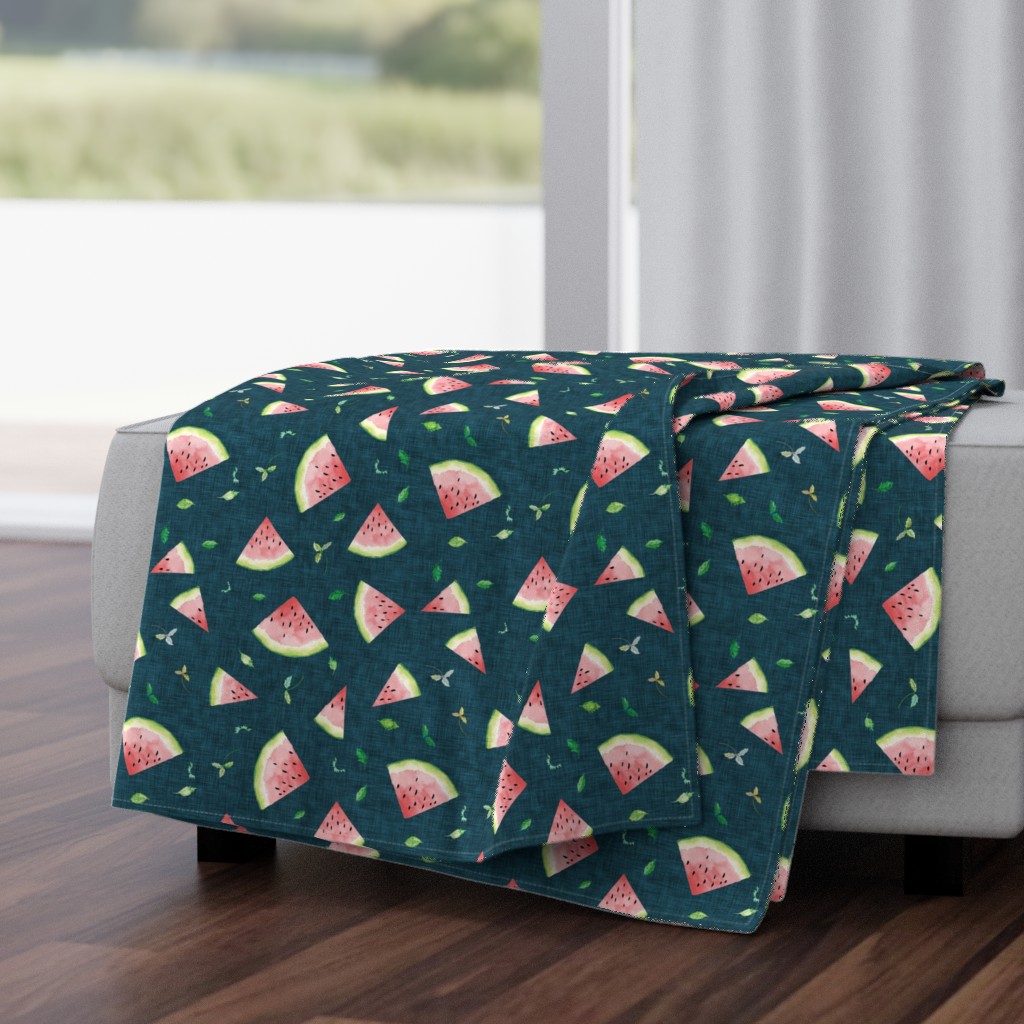 Ambrosia Watermelon (midnight linen)