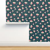 Ambrosia Watermelon (midnight linen)