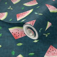 Ambrosia Watermelon (midnight linen)