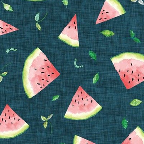 Ambrosia Watermelon (midnight linen)