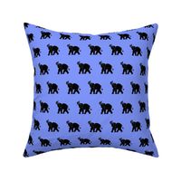 Elephant Parade Print in Periwinkle