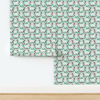 westie valentines day love fabric best dogs design - aqua