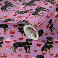 rottweiler valentines fabric dog love fabric best dogs fabric rottweilers