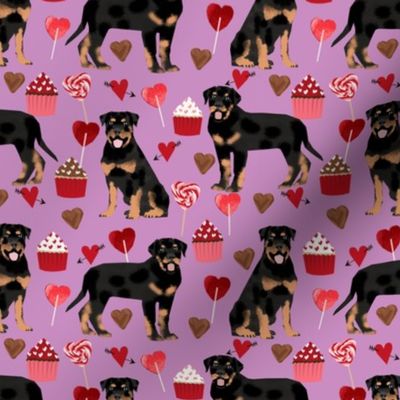 rottweiler valentines fabric dog love fabric best dogs fabric rottweilers