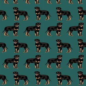 rottweiler fabric dog fabric design rottweiler repeat fabric - eden green