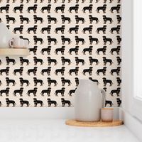 rottweiler fabric dog fabric design rottweiler repeat fabric -sand