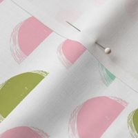 scallop // summer spring scallops easter spring mint and pink girls nursery abstract