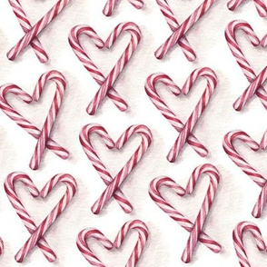 Candy Cane Hearts