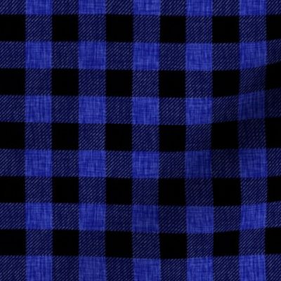 Rustic Check - blue