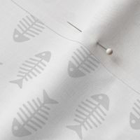 Grey Fishes on White