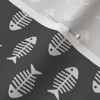 Fishes on Dark Grey