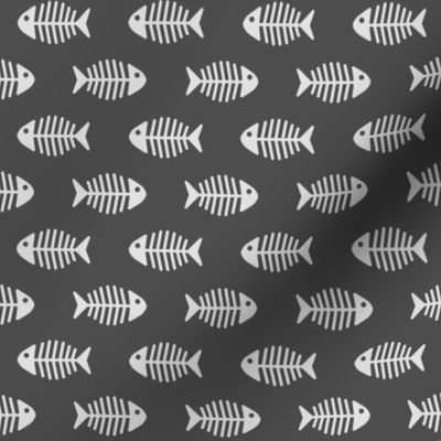 Fishes on Dark Grey