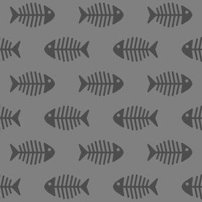 Dark Grey Fishes on Grey