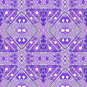 Ye Olde Purple Flower Meander Blocks
