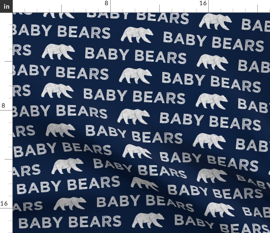 baby bears || navy