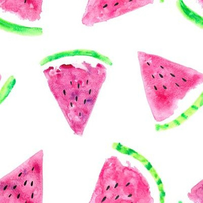 watermelon slices || fruit fabric