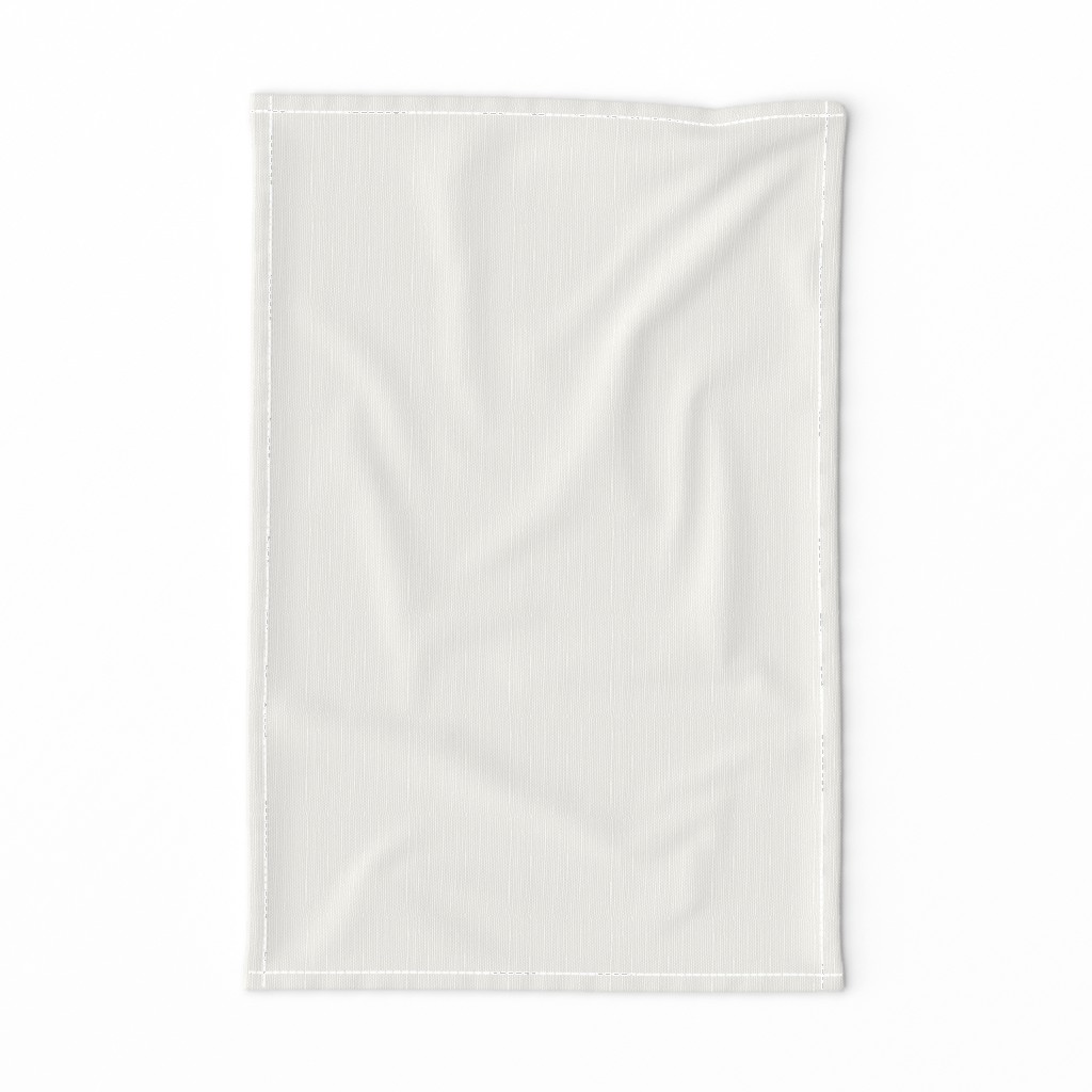 Plain Cream for Watercolor Leaves Border Print