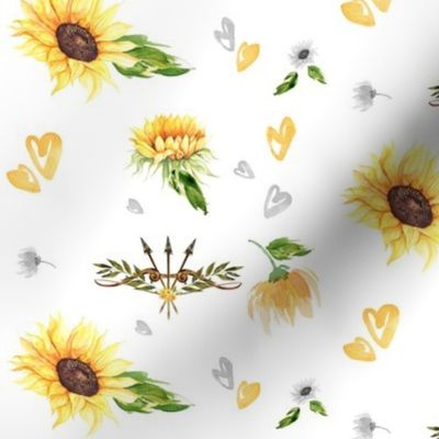 Sunflower Boho Love