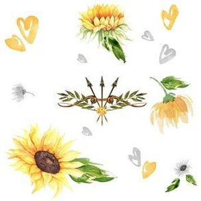 Sunflower Boho Love