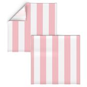 Stripes | Baby Pink and White (2.5 inch)
