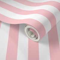 Stripes | Baby Pink and White (2.5 inch)