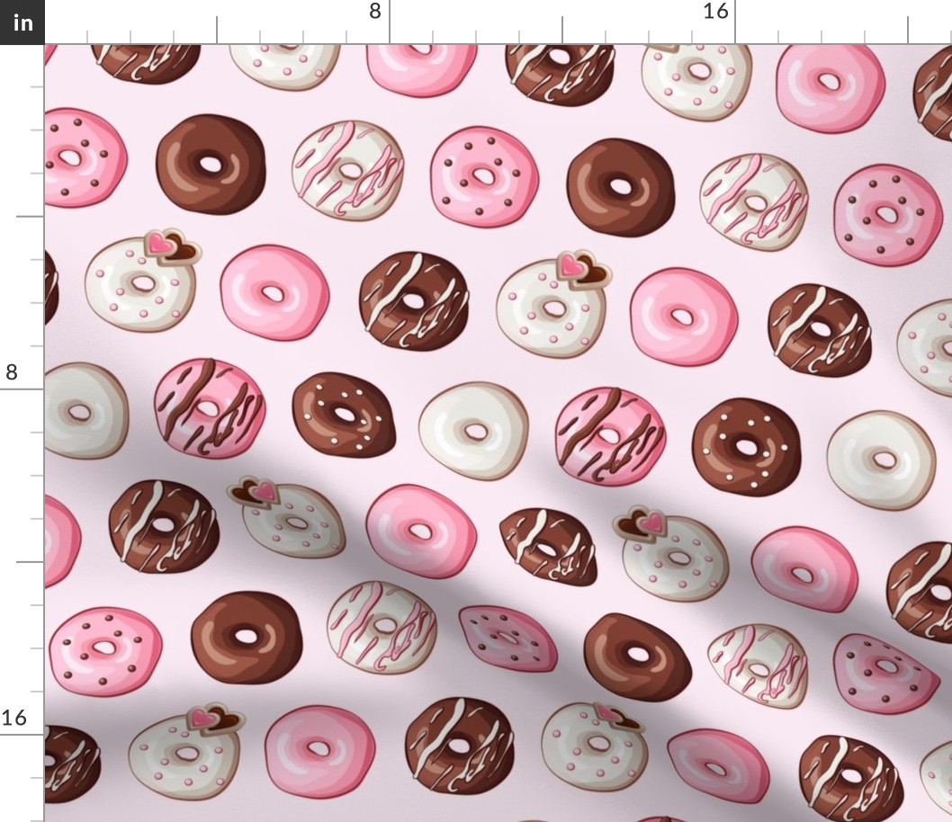 Valentine Donut Sweets Pink