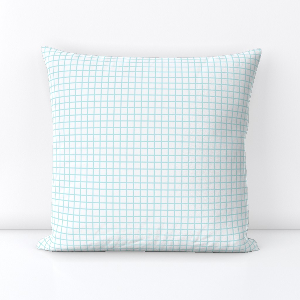 grid // light blue grid fabric graph paper design math 80s90s design