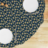 Ditsy Sunflowers Navy