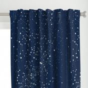 Star Map -dark blue - 42 inch width