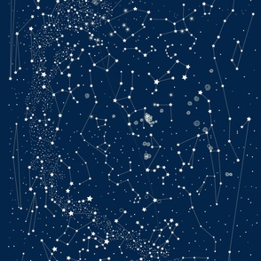 Star Map -dark bue